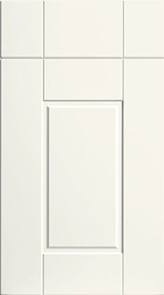 Surrey Super Matt White Grey Kitchen Doors
