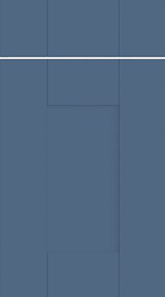 Warwick Super Matt Alby Blue Kitchen Doors