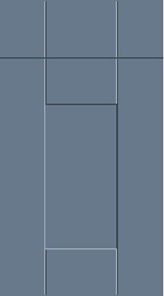Warwick Super Matt Misty Blue Kitchen Doors