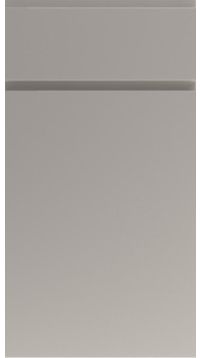 Handleless High Gloss Stone Grey Kitchen Doors