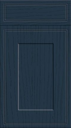 Tullymore Paint Flow Matt Indigo Blue Kitchen Doors