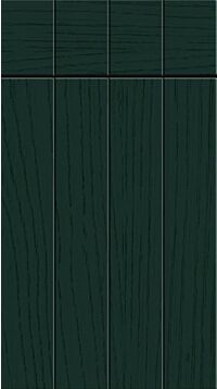 Austin Paint Flow Matt Fir Green Kitchen Doors