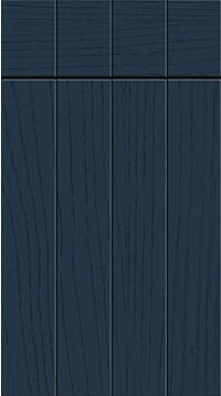 Austin Paint Flow Matt Indigo Blue Kitchen Doors