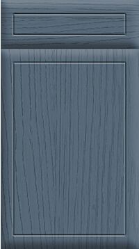 Euroline Paint Flow Matt Colonial Blue Kitchen Doors