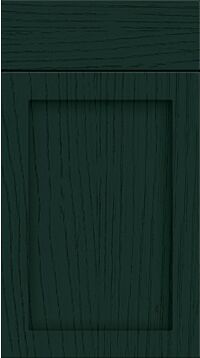 Oakham Paint Flow Matt Fir Green Kitchen Doors