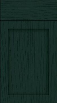 Oakham Paint Flow Matt Fir Green Kitchen Doors