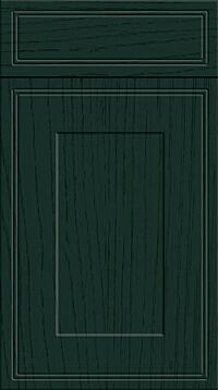 Tullymore Paint Flow Matt Fir Green Kitchen Doors