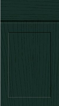 Elland Paint Flow Matt Fir Green Kitchen Doors
