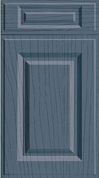 Palermo Paint Flow Matt Colonial Blue Kitchen Doors