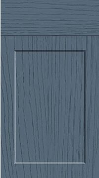 Richmond Paint Flow Matt Colonial Blue Kitchen Doors