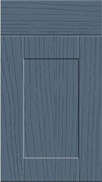 Shaker Paint Flow Matt Colonial Blue Kitchen Doors