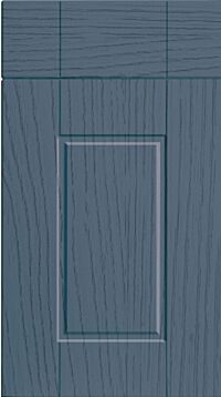 Surrey Paint Flow Matt Colonial Blue Kitchen Doors