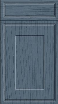 Tullymore Paint Flow Matt Colonial Blue Kitchen Doors