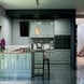 Berkshire Kitchen Door in High Gloss Light Grey - room