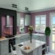 Sussex Kitchen Door in High Gloss Light Grey - room
