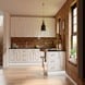 Sussex Kitchen Door in High Gloss White - room